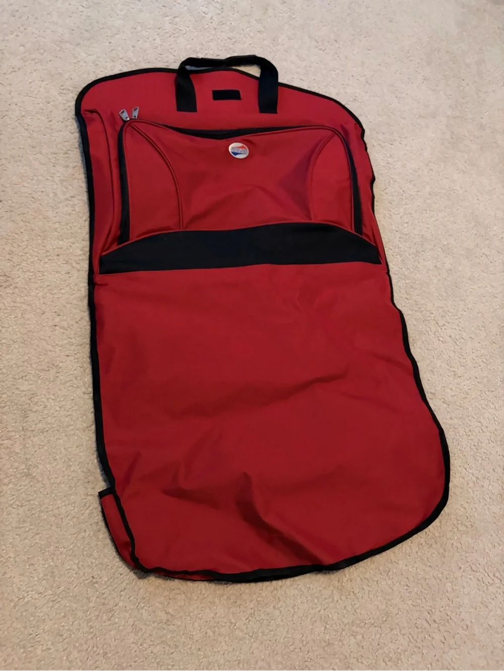 American Tourister Red and Black Garment Bag